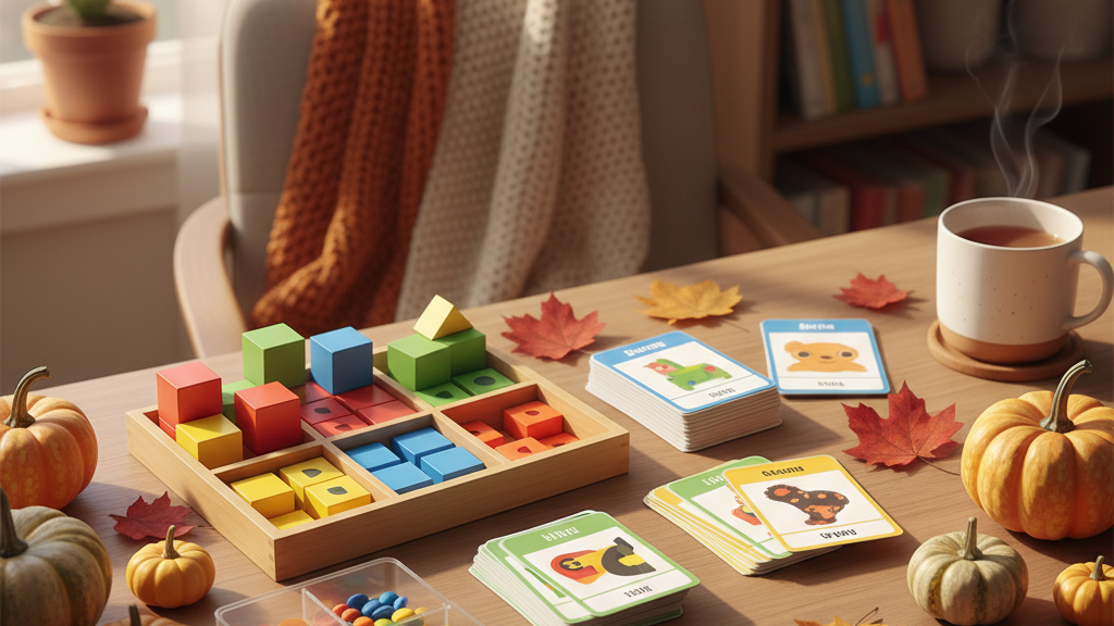 ABA Therapy Tools with Fall Touch